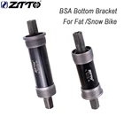 Каретка велосипедная ZTTO, 80 мм, 100 мм, квадратная, коническая, BSA 80x142, 100x155, 100x177, 80 100