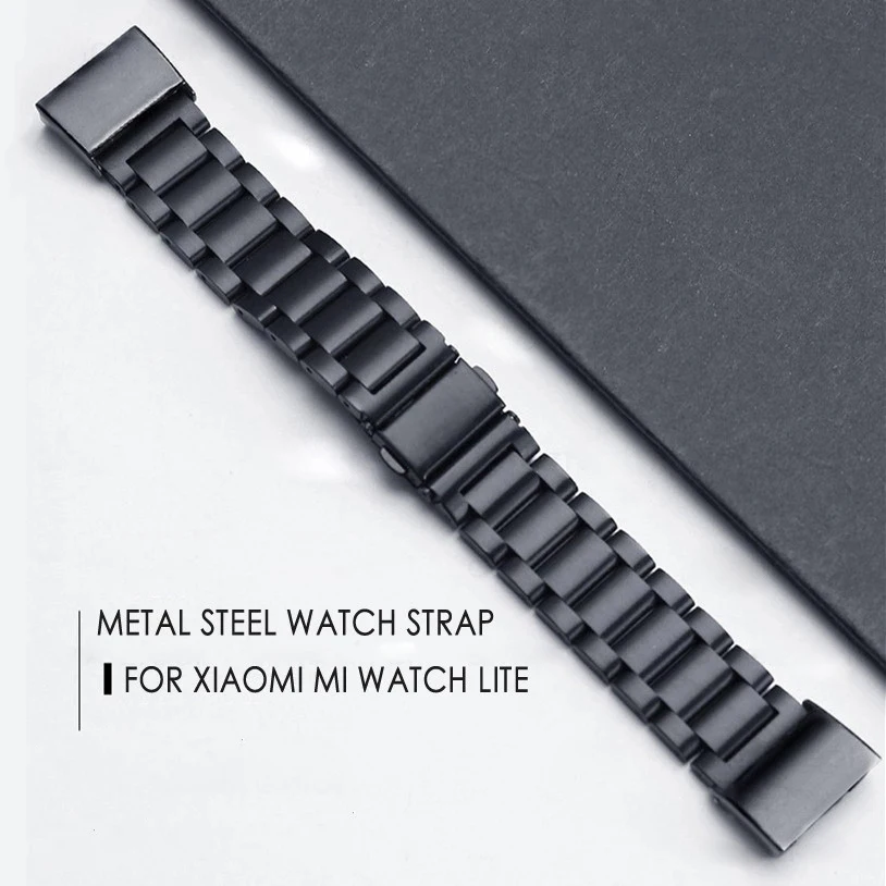 Stainless Steel Bracelet For Xiaomi mi Watch Lite Strap Metal Watchband For Xiaomi Mi Watch Lite Smartwatch Correa Wrist Bands