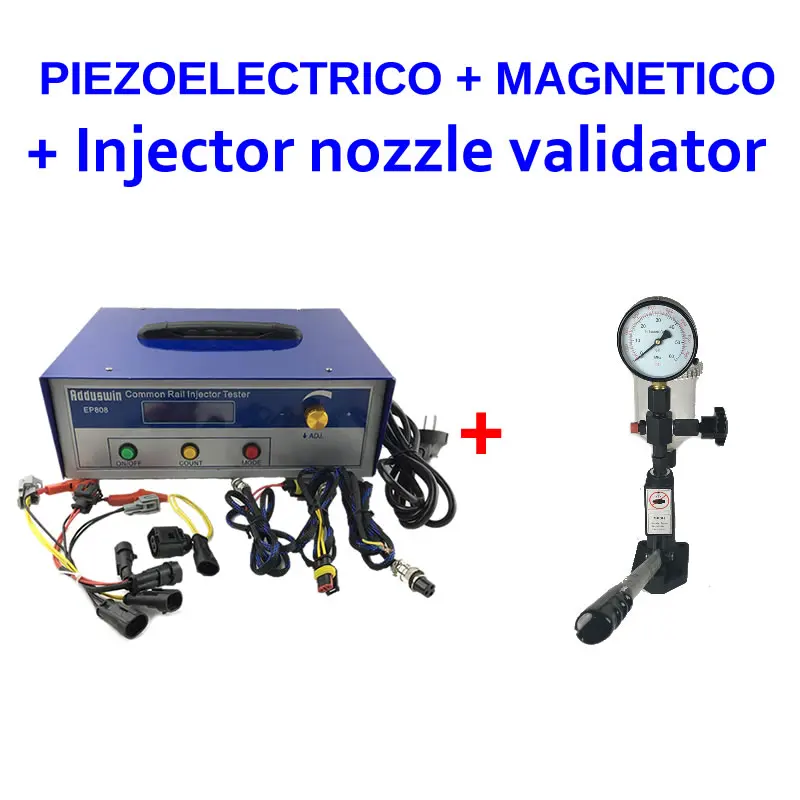 Тестер инжектора EP808 профессиональный прибор для проверки форсунок с общей