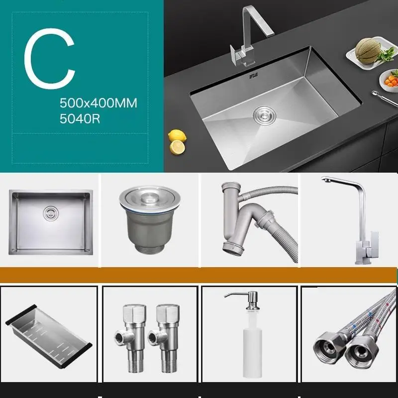 Встроенная Lavandino Banheiro Evier Acero Inox Portatil Lavello Cucina кухня Cuba Pia Cozinha Fregadero De Cocina раковина для мытья посуды