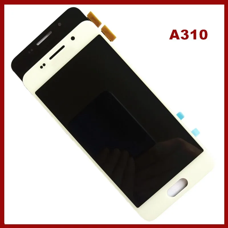 Обнаруженный ЖК дисплей для Samsung Galaxy A3 2016 A310 A310F A310H A310M тестирования дигитайзер