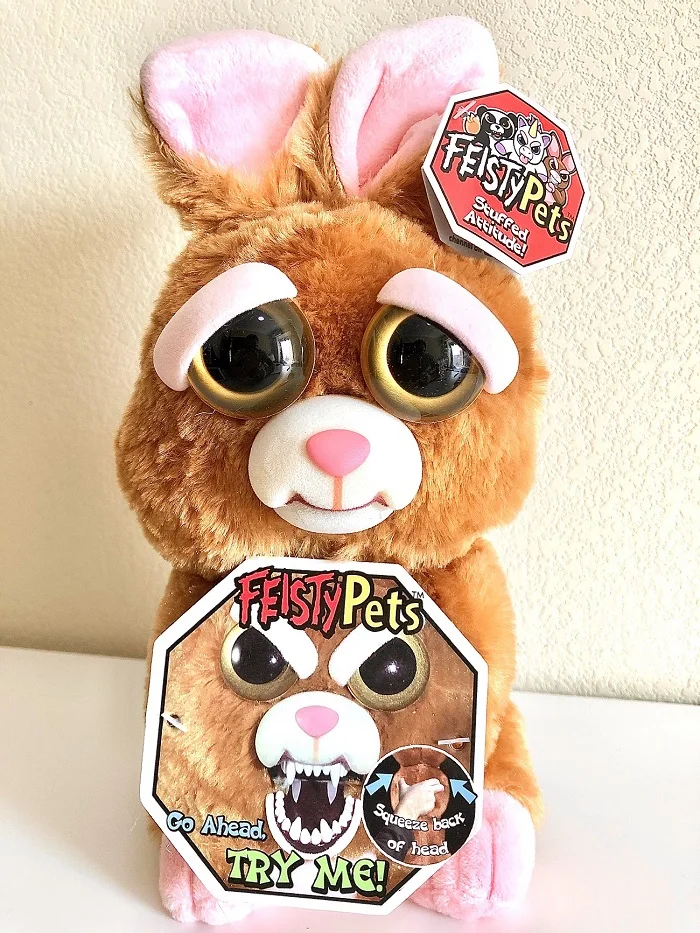 Bunny Growl Веселые Домашние животные, меняющие лицо, единорог, мягкие игрушки для детей, плюшевый дракон, сердитые животные, кукла панда - Цвет: Bunny Growl