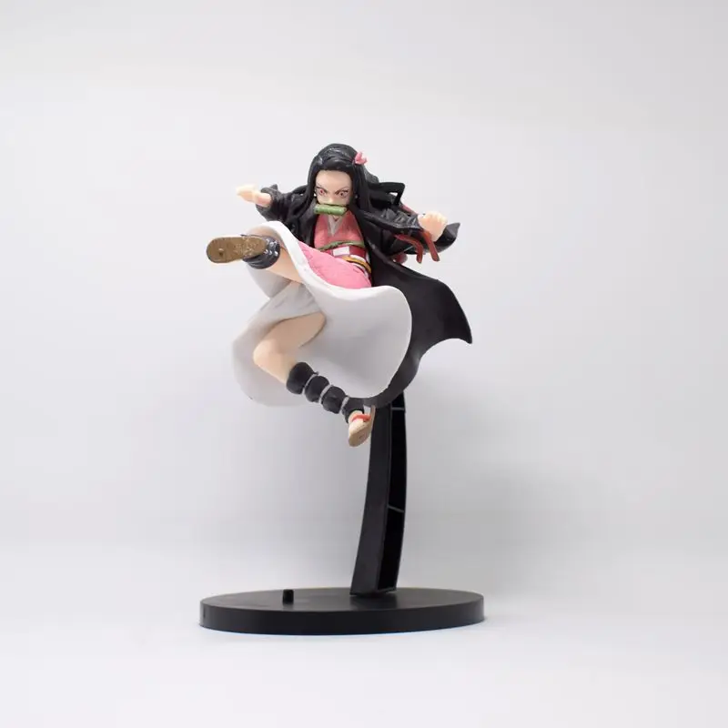 

Anime Demon Slayer Kimetsu No Yaiba Kamado Nezuko Fighting Ver PVC Action Figure Collectible Model Doll Toy 19cm