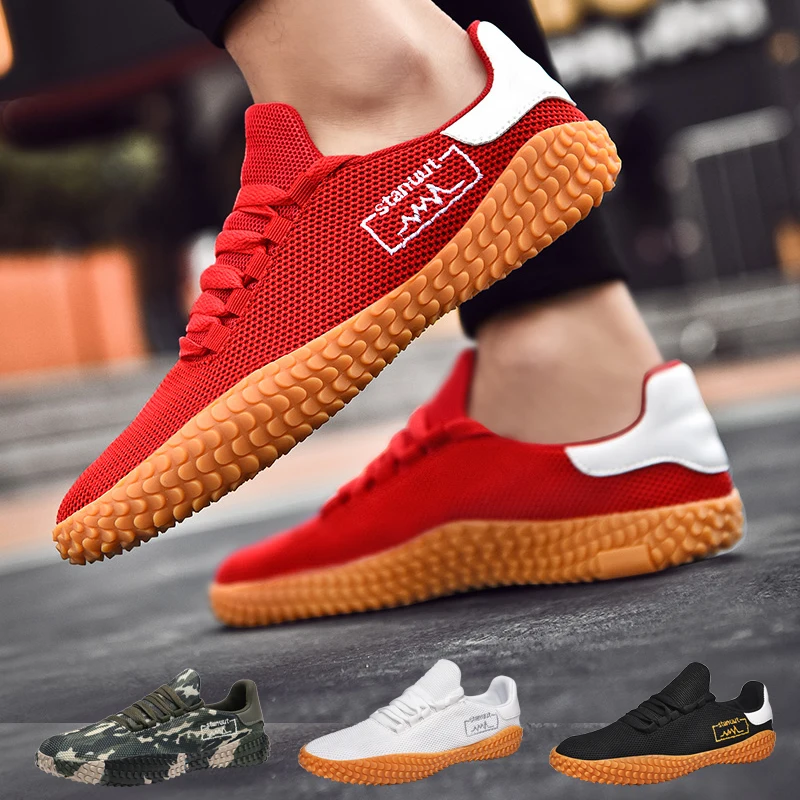 

2021 Брендовые мужские кроссовки, дышащая сетчатая обувь для бега, удобная уличная Легкая спортивная обувь для бега и ходьбы, мужская обувь