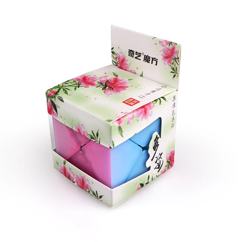 Qiyi х-образные Magic Cube Stickerless 3X3x3 x скорость Mofangge черный головоломка желе Обучающие Cubo Magico