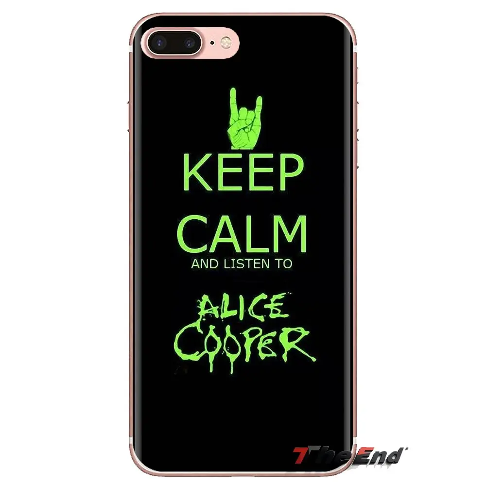 Silicone Cover For Huawei Honor 7X V10 6C V9 6A Play 9 Mate 10 Pro Y7 Y5 P8 P10 Lite Plus GR5 2017 Heavy metal band Alice Cooper |