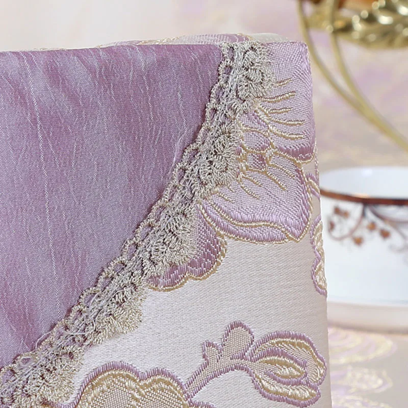 Скатерть на стул с цветочной вышивкой Пылезащитная Свадебный декор 2020 | Дом и сад