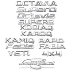 Металлический значок эмблемы для стайлинга автомобиля для Skoda Laurin  k17 MK2 4x4 Yeti Octavia Superb Fabia Kamiq Karoq Kodiaq Rapid L  K