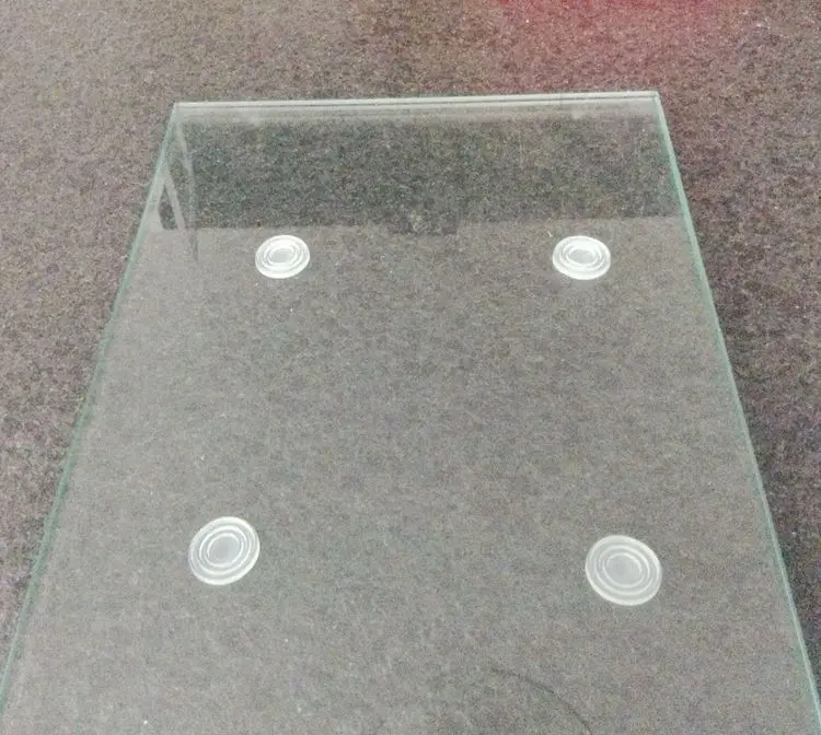 50 шт чайный столик стеклянные Нескользящие прозрачные резиновые прокладки 24*3