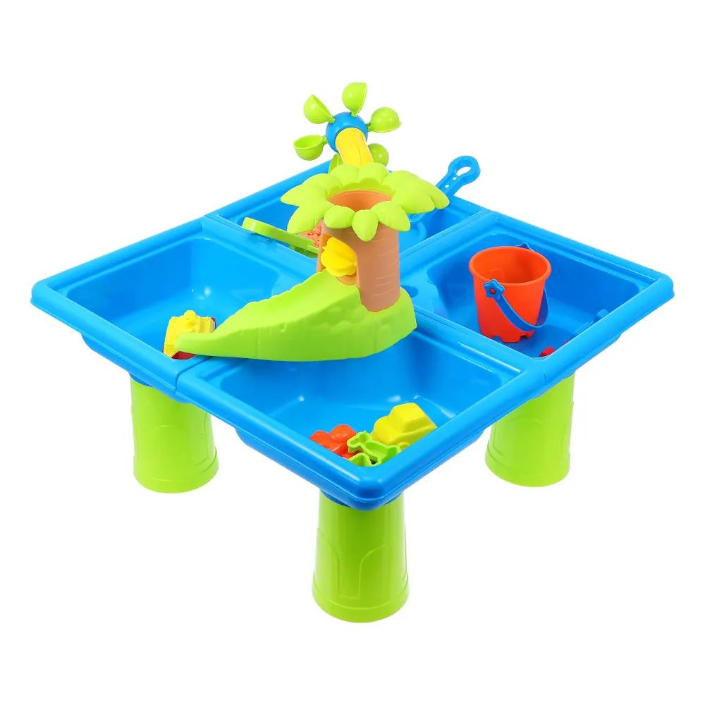

1 Set Kids Beach Table Assembling Sand Table Funny (Assorted Color)