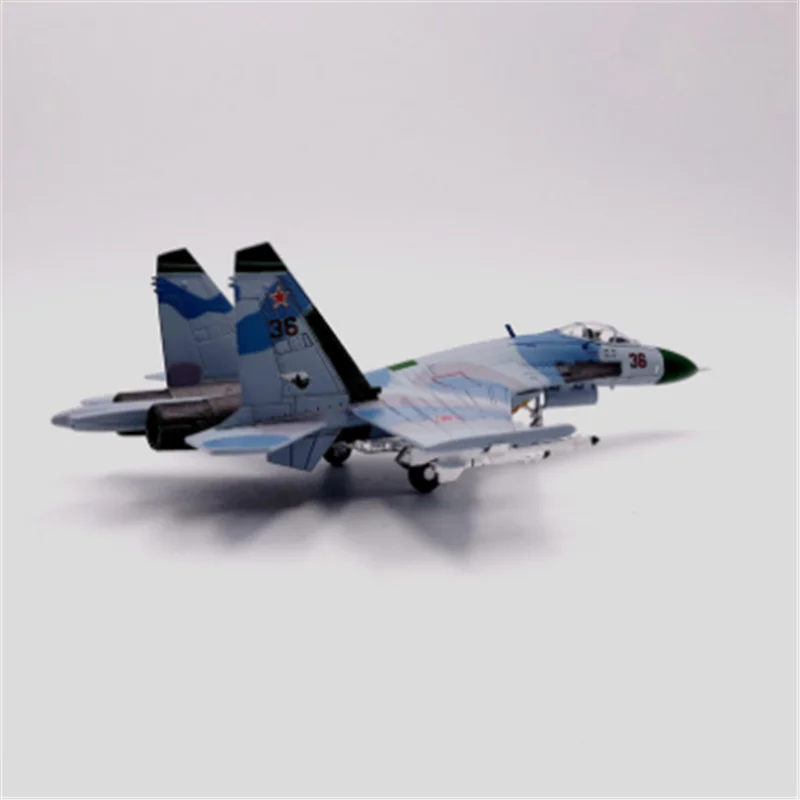 Коллекция 1:100 масштаб 20 см советские ВВС SU 27P модель истребителя Литой Сплав Су 27