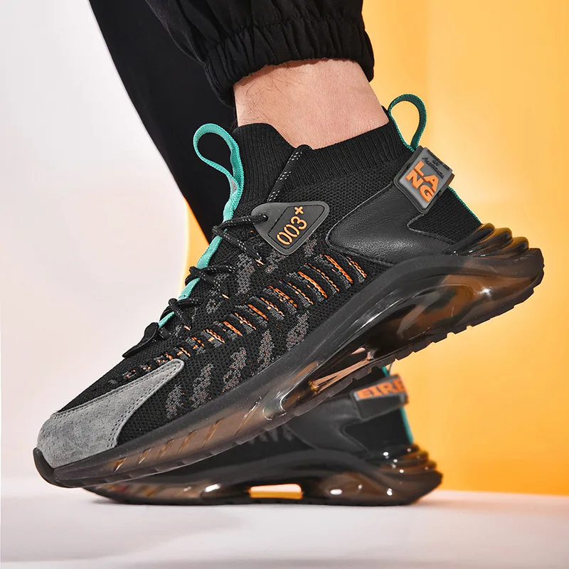 

Large Size Low Cut 39-46 Size Lightweight Shock Absorption Men's Casual Shoes Outdoor Breathable Non-slip Sports Running Shoes