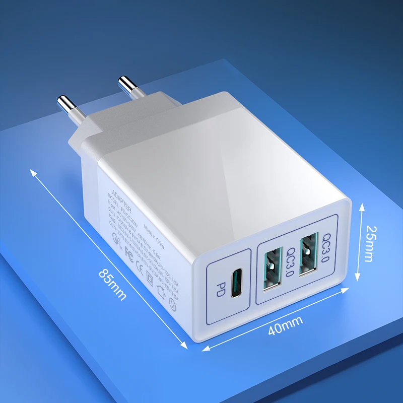 30 Вт Быстрое USB C PD зарядное устройство для iPhone 11 Pro Max Xs type C QC 3,0 зарядное устройство для мобильного телефона Быстрая зарядка type-c PD USB зарядное устройство
