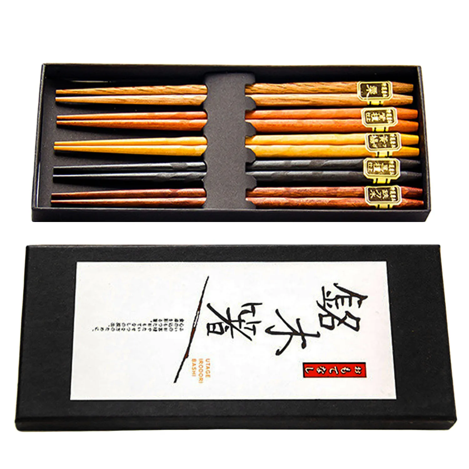 Behogar 5 пар натуральные деревянные японские палочки дозирующая детская ложка для