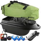 500 м умная рыболовная приманка на радиоуправлении, лодка с двойным двигателем, с извлекаемой приманкой и донным бункером, загрузочный приманка, GPS-рыбопоисковый прибор, аккумулятор, сумочка