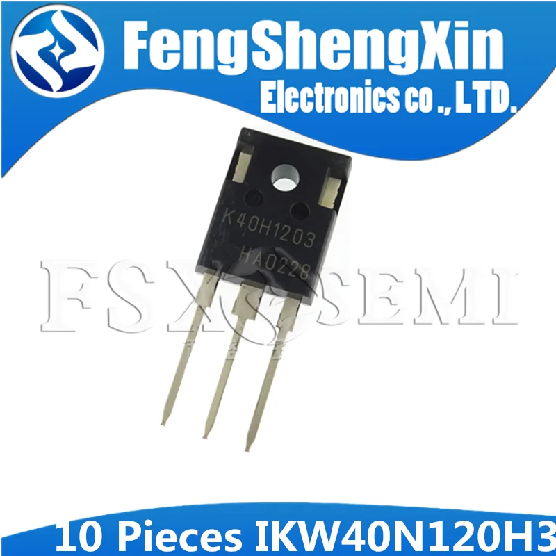 

10 шт./лот K40H1203 IKW40N120H3 TO-247 высокоскоростная коммутационная серия третьего поколения