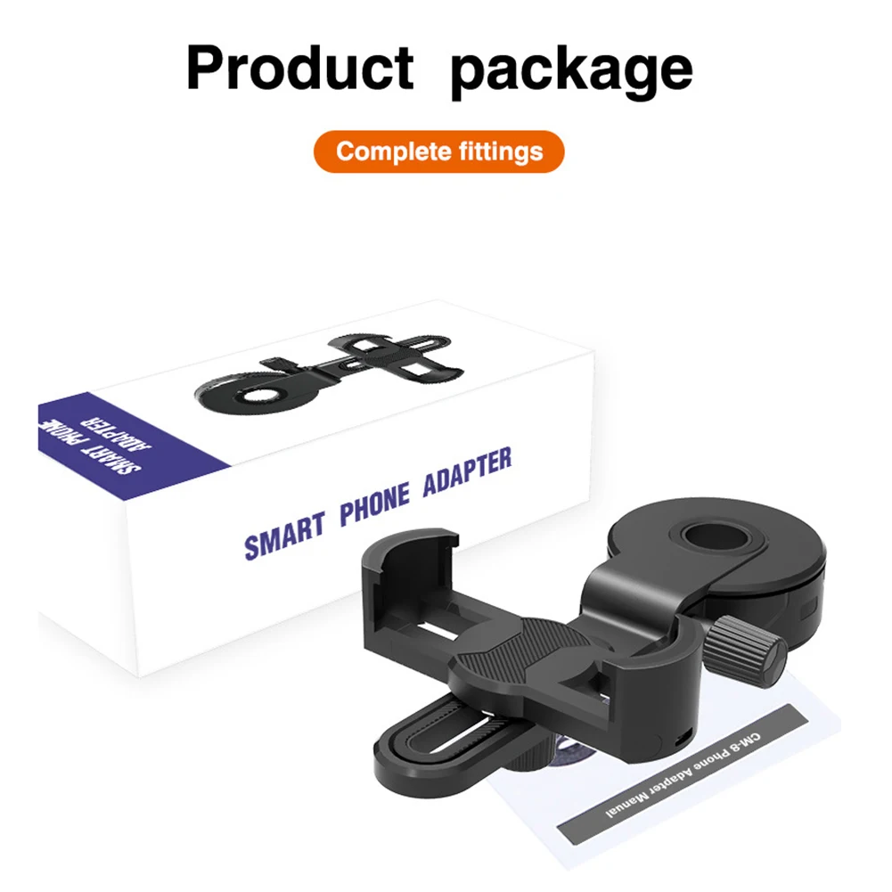 

Upgrade Monocular Holder Cell Phone Photography Adapter for Binoculars Telescope Monocular Spotting Scope Microscope Accessories