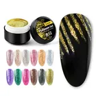 12 шт.комплект, Платиновый гель для рисования, 5 мл, супер блестящий эффект, впитывающий УФ-светодиодный лак для ногтей, роскошный Звездный Цветной Гель-лак