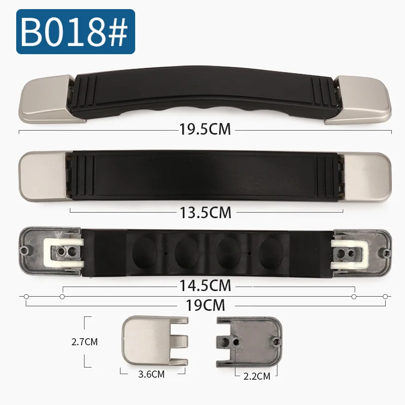 B018 Сменная ручка для багажа, сумки для багажа, ручки на руль, аксессуары для чемоданов, чемодан, эластичный пояс, сумка, съемная ручка - Цвет: B018