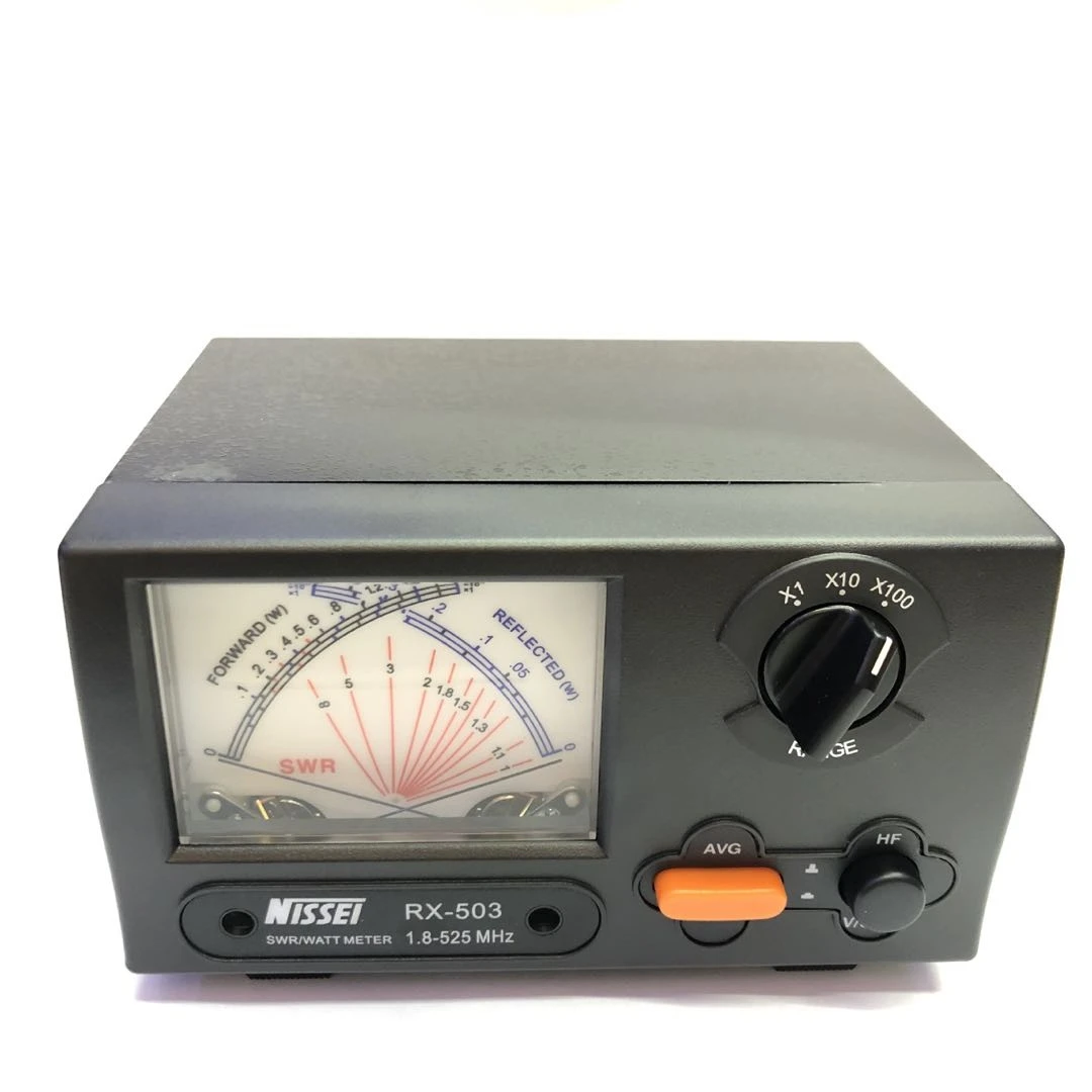 Оригинальный тайваньский NISSEI RX-503 SWR / Watt Meter 1 8-525MHz 2/20/200W измеритель мощности для