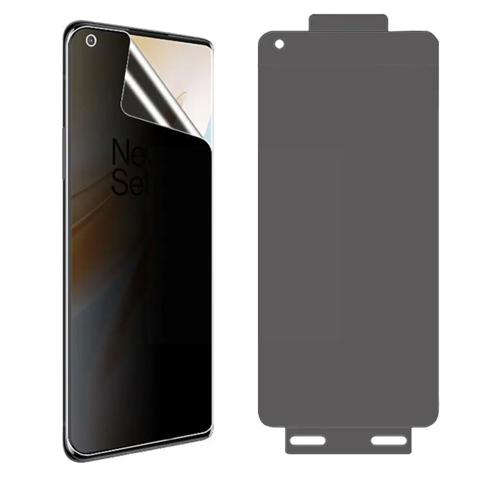 

Privacy Tempered Glass Film for One Plus 9 / 9 Pro Anti-peep TPU Soft Film Full Screen Protector for One Plus C4A1