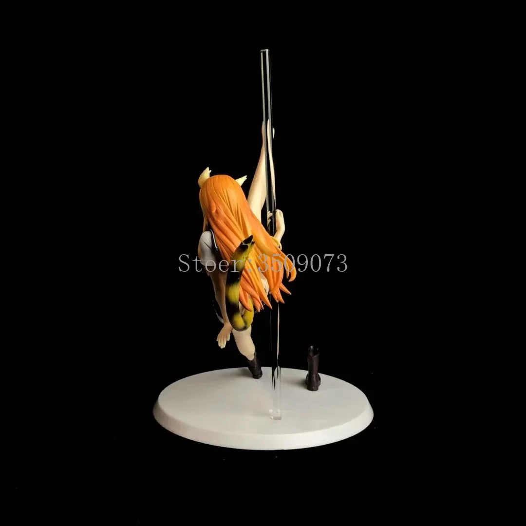 

18cm Anime Figure Native Pink Cat Savana Wilder 1/7 PVC Action Figure Tony Cat Girl Figurine Pink Cat Collection Model Doll Gift