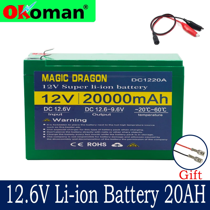 Высококачественные литий ионные аккумуляторные батареи 12 В 20 Ач 30 для
