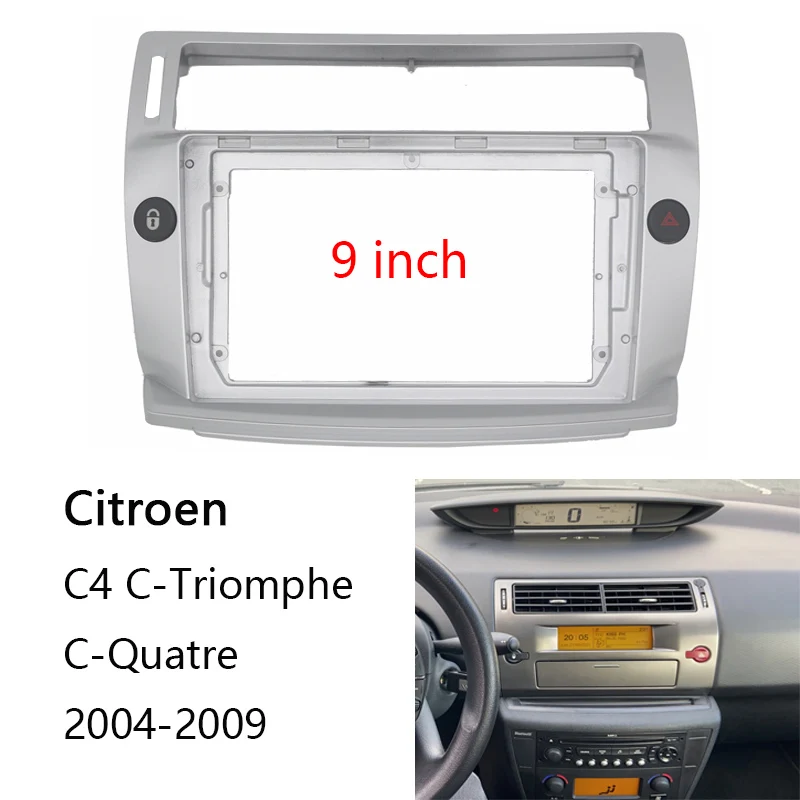 

Android Car Radio Frame Kit For Citroen C4 C-Triomphe/C-Quatre Auto Stereo Center Console Holder Fascia Trim Bezel Faceplate