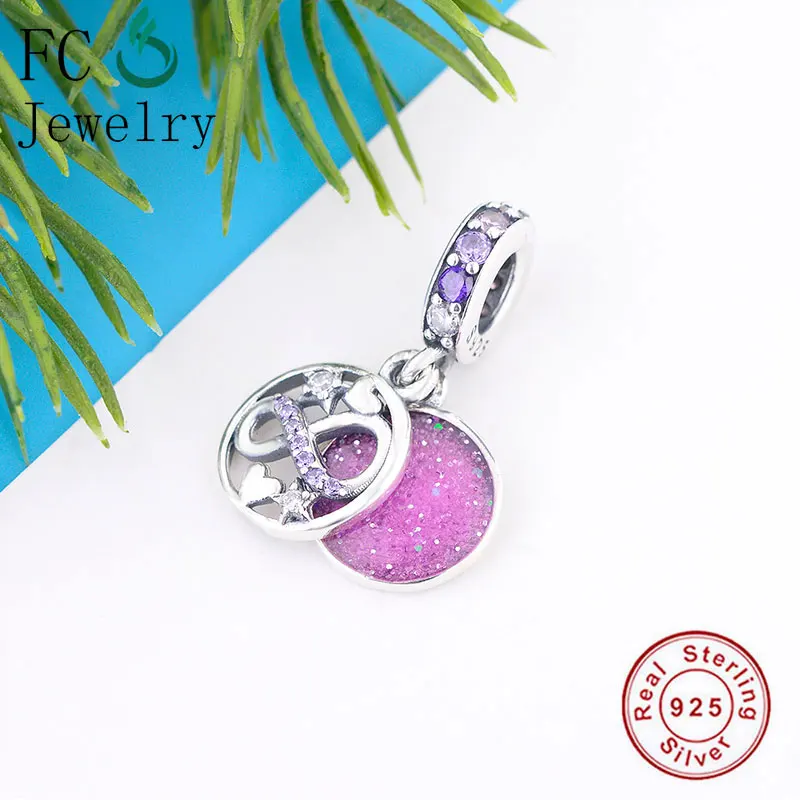 FC ювелирные изделия подходят оригинальный Pan талисман браслет 925 серебро розовый