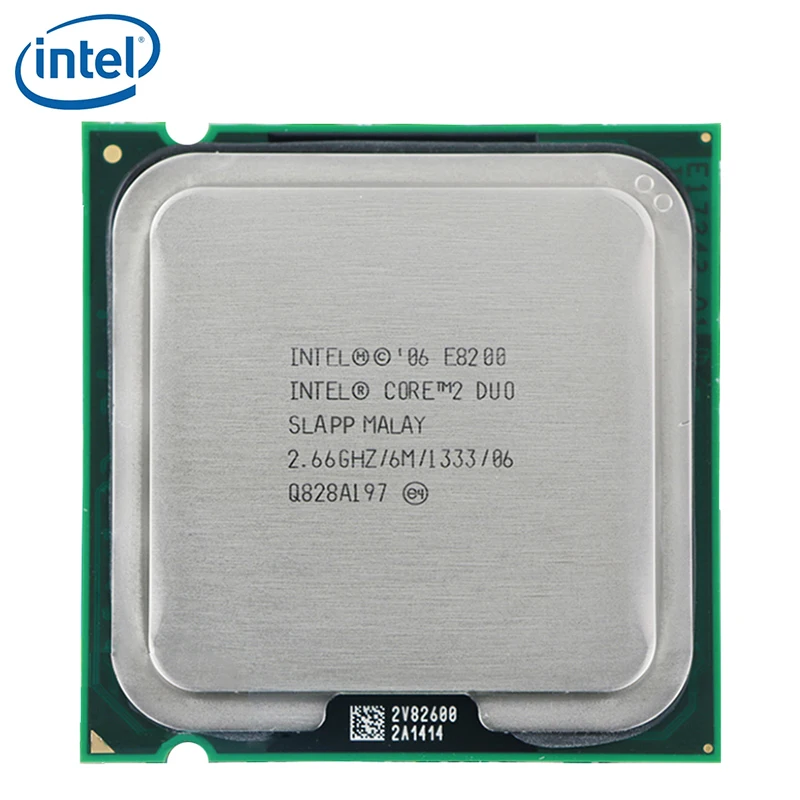Двухъядерный процессор Intel Core 2 Duo E8200 66 ГГц 6 м 1333 разъем LGA 775 65 Вт 100%