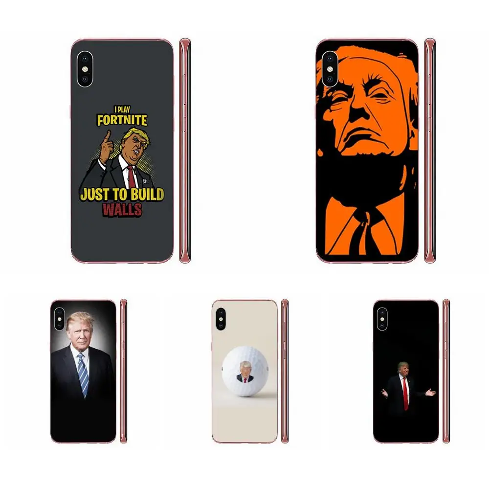 Мягкий чехол из ТПУ для Galaxy A10 A10S A20 A20S A20E A30 A30S A40 A40S A50 A50S S8 S9 S10 S20 Plus Дональд Джон Трамп