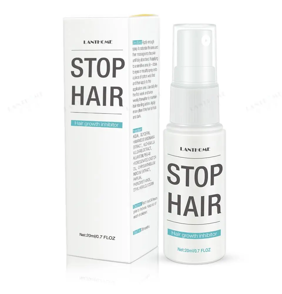 

20ml Stop Hair Growth Inhibitor Skin Smooth Repair Spray Drop Shipping