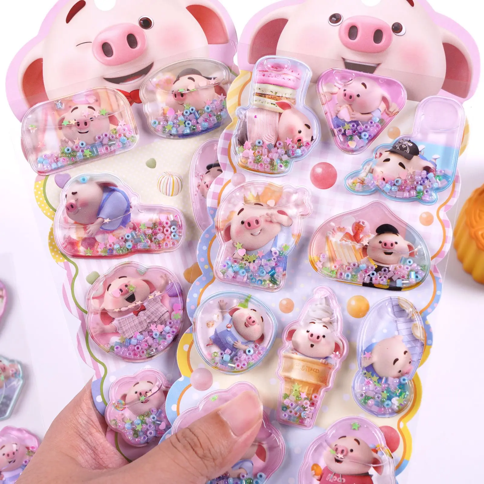 

1pcs/lot Cute Little Pig Stationery Pink Pig Sticker