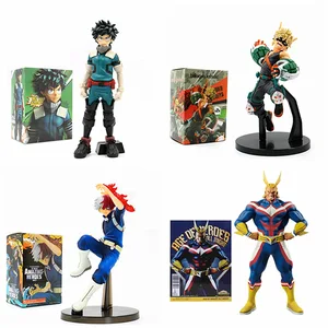 my hero academia action figure all might deku figure todoroki shoto bakugou boku no hero academia figurine collection model toy free global shipping