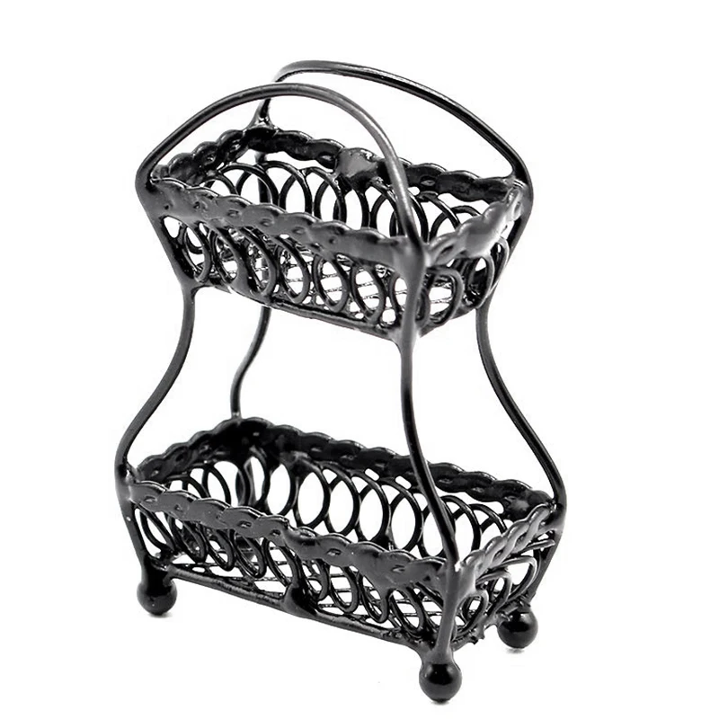 

1:12 Doll House Classic Fruit Basket Micro-House Diy Food Storage Basket Kitchen Storage Rack Doll House Decoration Mini Accesso
