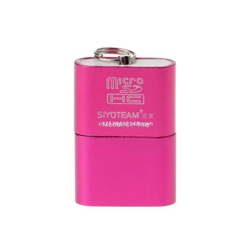 

Portable Mini Aluminum Alloy USB 2.0 A TF Memory Card Reader Adapter Dropship