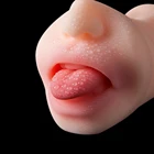 Мужской мастурбатор, секс-игрушки для мужчин, имитация влагалища, оральный реалистичный рот, эротический интимный товар, силиконовые чашки-самолеты с языком