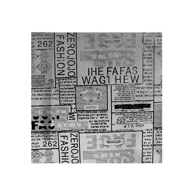 Газовая ткань для газет весна/лето потрясающая Тюль шириной 155 см Креативная