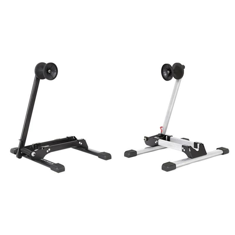 

Bicycle Parking Rack Aluminum Alloy Mountain Bike Portable Folding Display Rack Plug-in L-Shaped Bracket