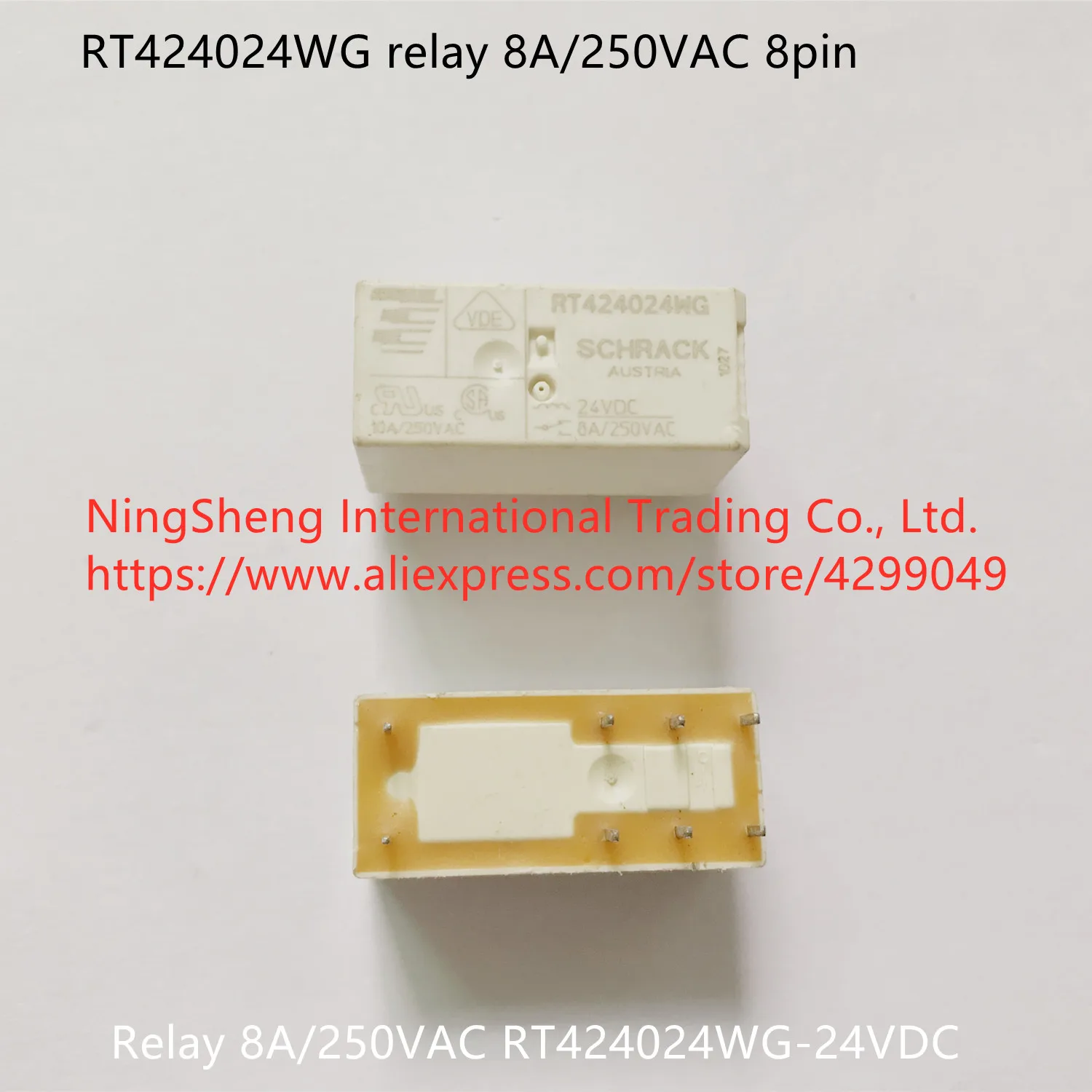 Hot spot RT424024WG реле 8A 250VAC RT424024WG-24VDC