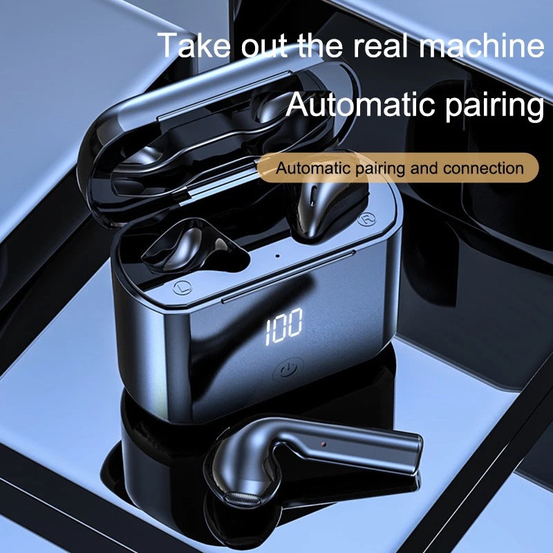 

2020 tws bluetooth earphones 5.0 binaural digital display touch stereo sports earbuds headset ios Android phone universal