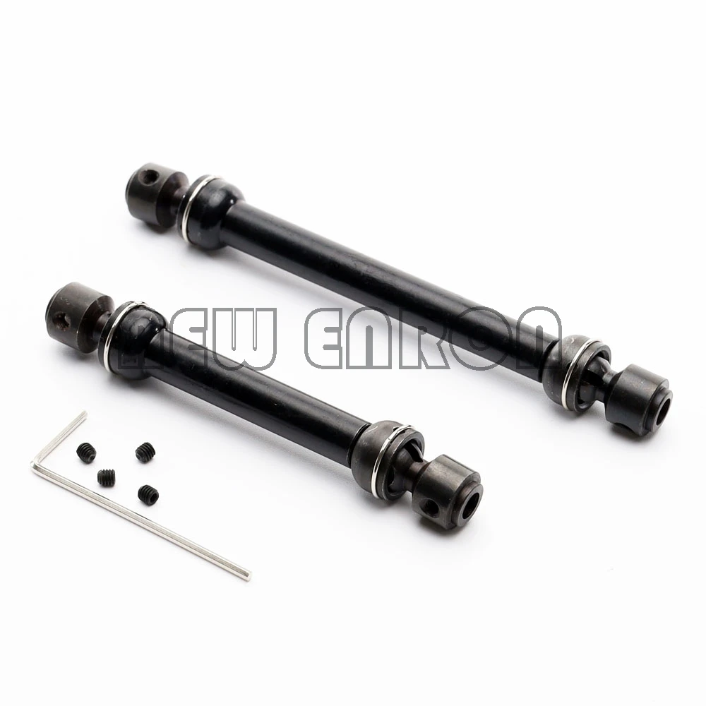 

NEW ENRON 2P 87-123/112-170mm Black Metal Steel Universal CVD Drive Shaft for RC Crawler Car Axial SCX10 90046 D90 RC Car Part