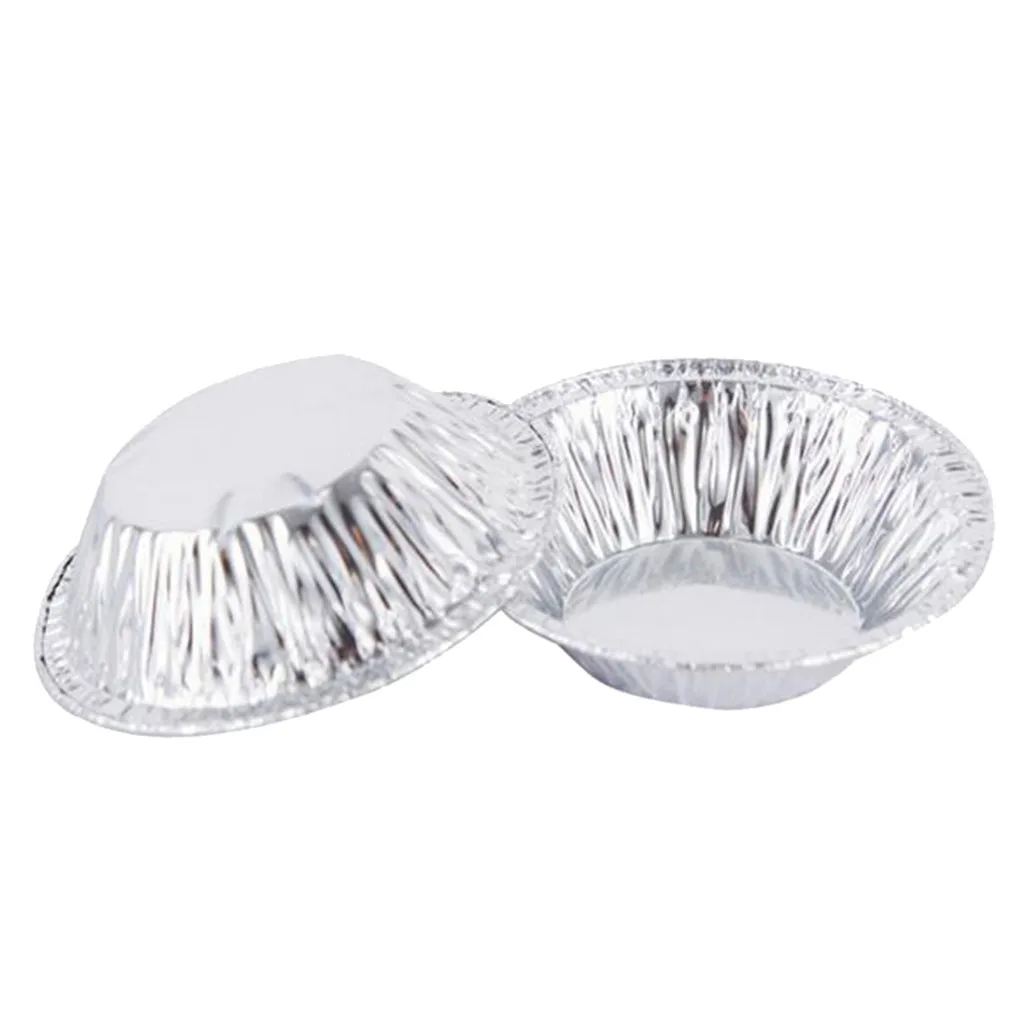 

100 PCS Egg Baking Mold Cookie Muffin Egg Tart Fresh Disposable Foil Baking Mold Tin Foil Cake Cup Kitchen Baking Accessories