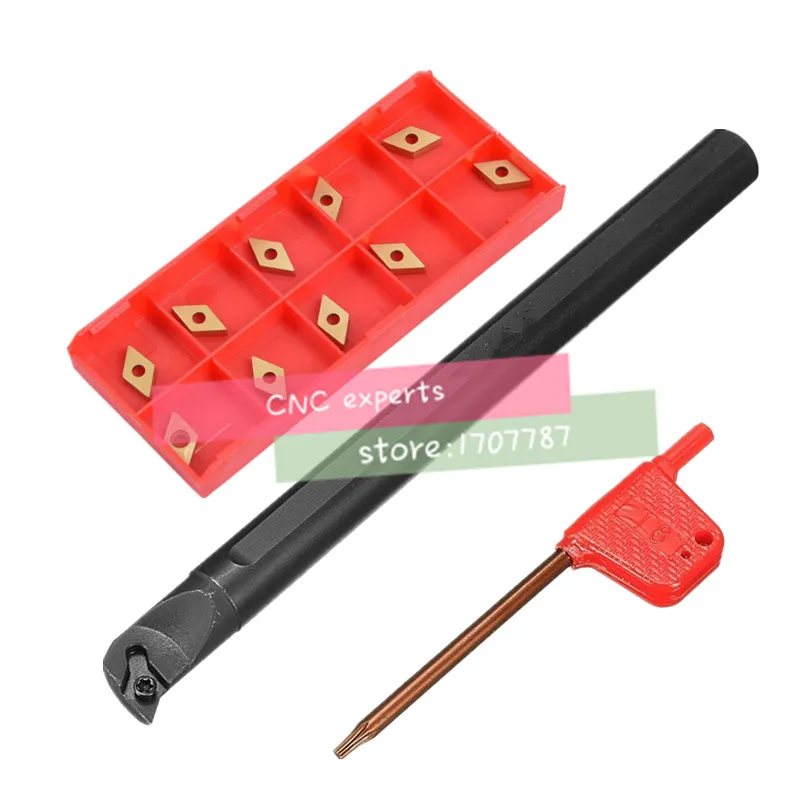 S08K SDUCR07 S10K S12M внутренний токарный инструмент держатель + 10p DCMT070204 карбидные