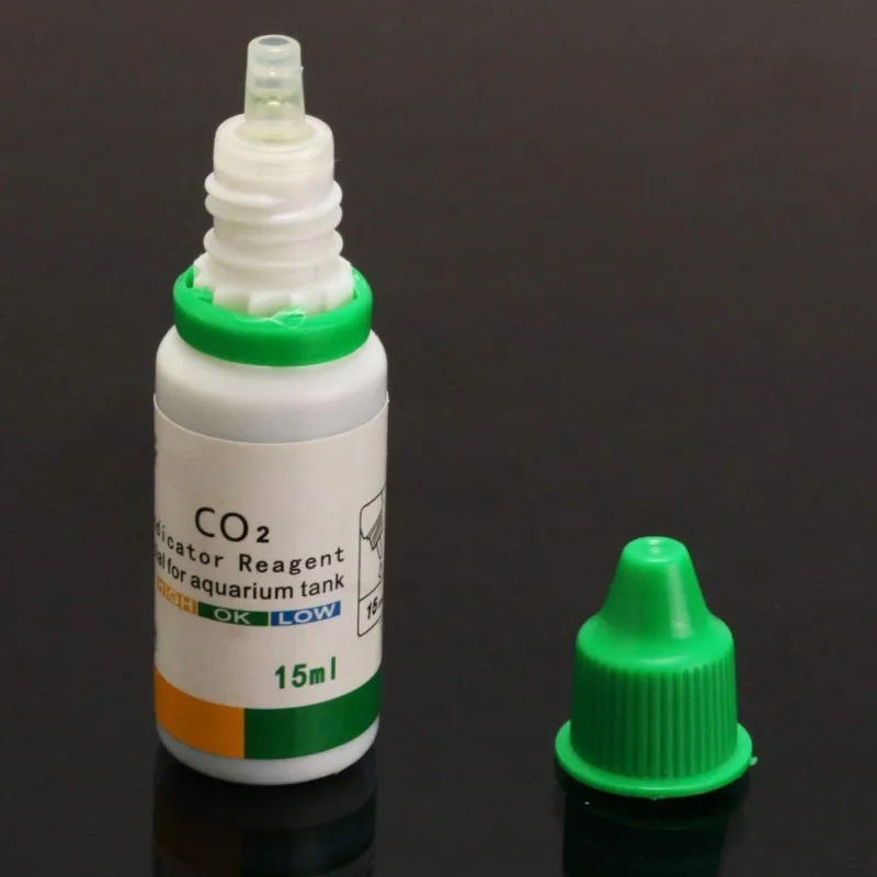 Aquarium CO2 Indicator Solution Fish Tank Liquid Test PH Term Monitor Bubble Counter For Plant | Дом и сад