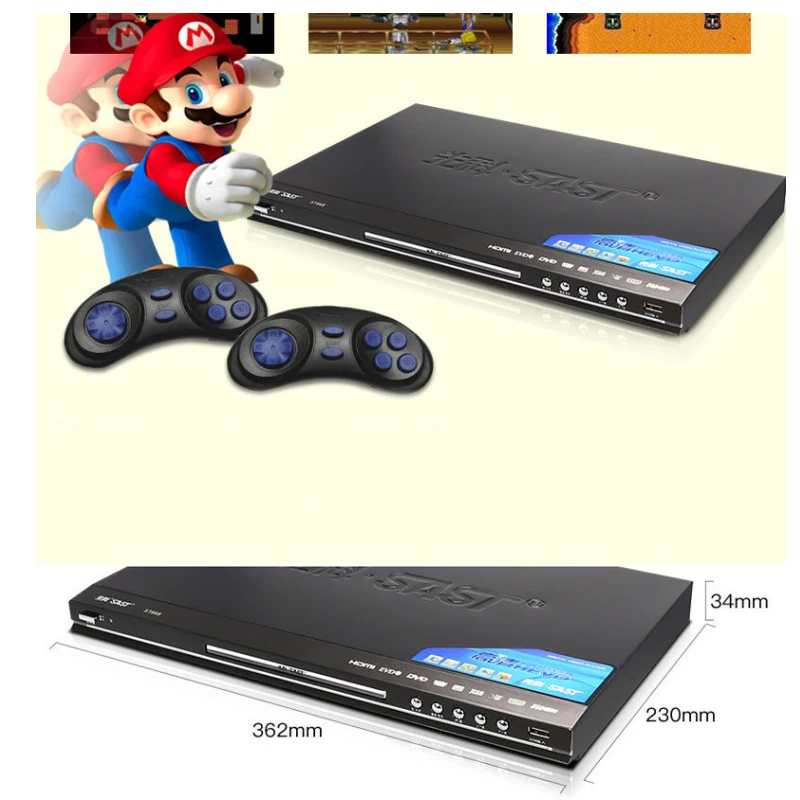 KYYSLB 220V 11W 19W ST 668 DVD VCD плеер для детей 2 0 5 1 HD HDMI полная область декодирования