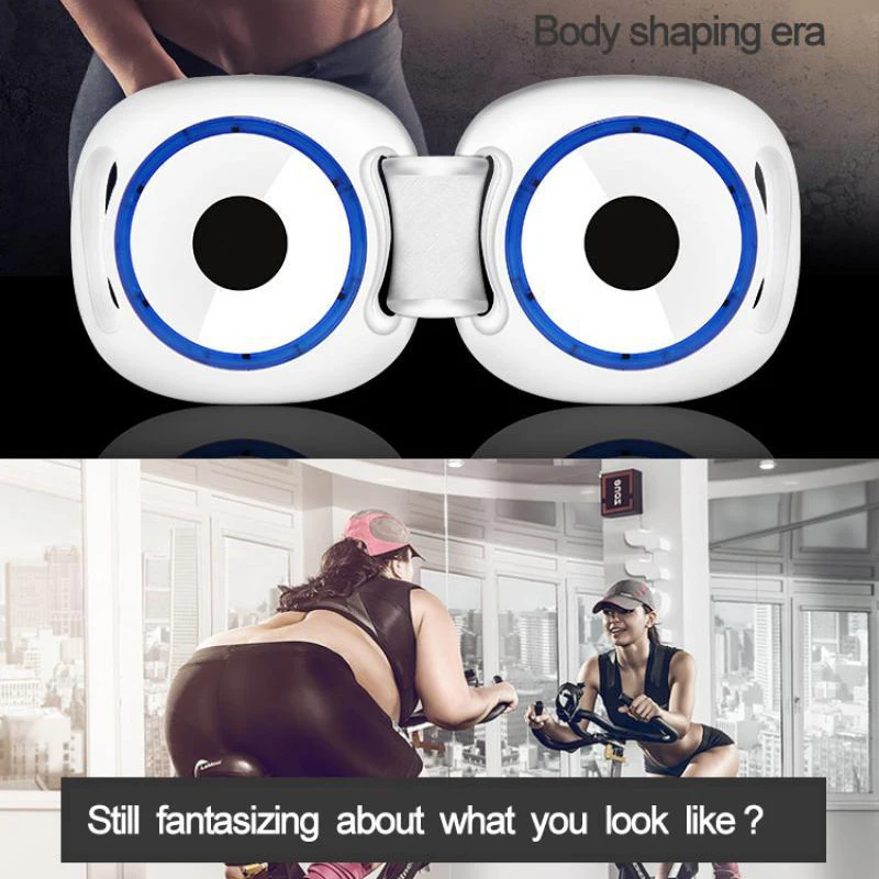 Бесшумный массажер для похудения тонкий живот тела умный фитнес тренировки