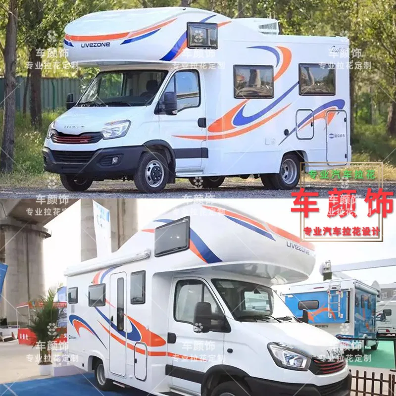 

RV sticker FOR Iveco Transit RV body painted personalized decoration CB type RV decal