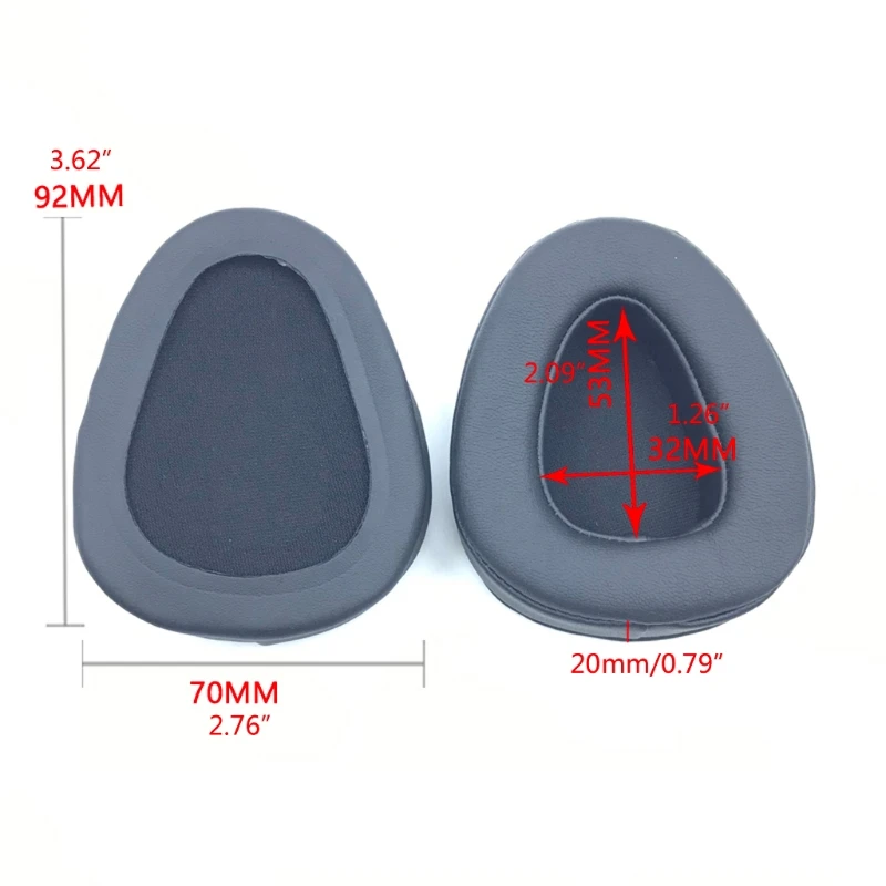 1 пара сменных кожаных пенопластовых подушек для наушников подушечки SkullCandy aviator 2