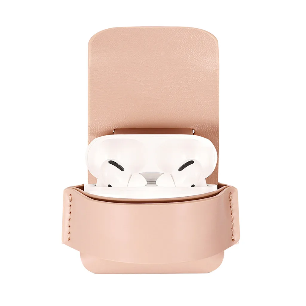 Для AirPods Pro 2019 беспроводной зарядный Чехол кожаный защитный чехол от царапин